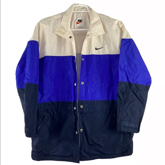 Vintage Nike Windbreaker Jacket Button 